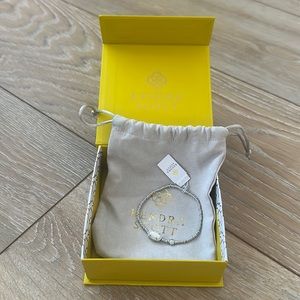 Kendra Scott Grayson Silver Grayson Stretch Bracelet